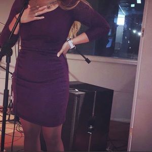 Express body con long sleeve sweater dress size medium